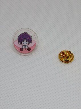 NWOT RAFAYEL LOVE AND DEEPSPACE PIN BROOCH KAWAII MOBILE GAME CHARACTER P08